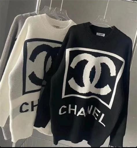 chanel cream sweater|chanel sweater knock off.